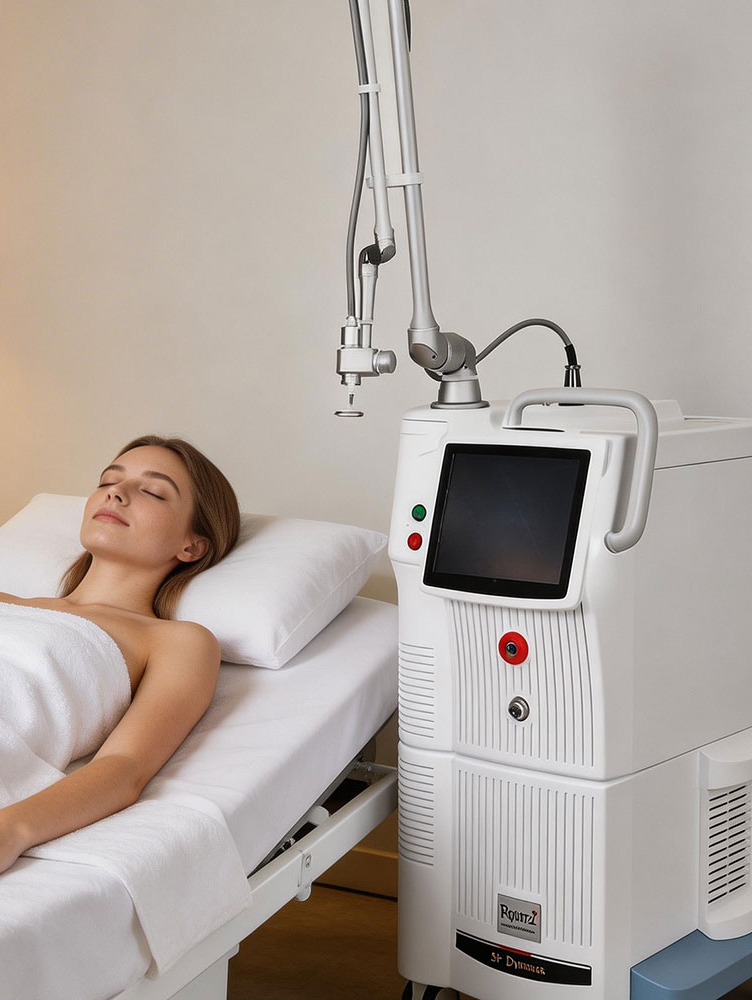 BA-FC21 fractional co2 laser machine real shots