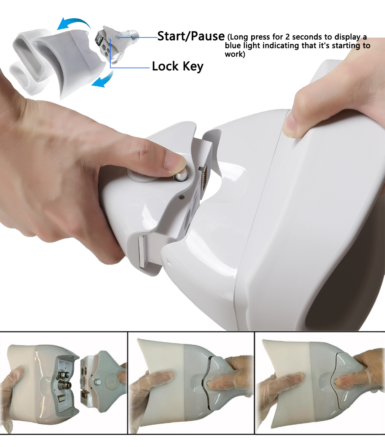 ba-cr23 cryo fat freezing machine working handles