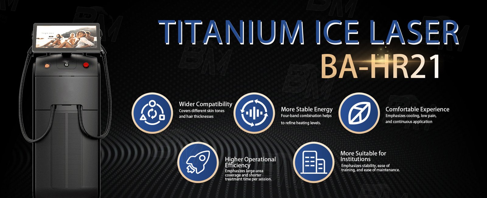 ba-hr21 bamboolaser soprano titanium ice laser hair removal machine ba-hr21 bamboolaser soprano titanium ice laser hair removal machine