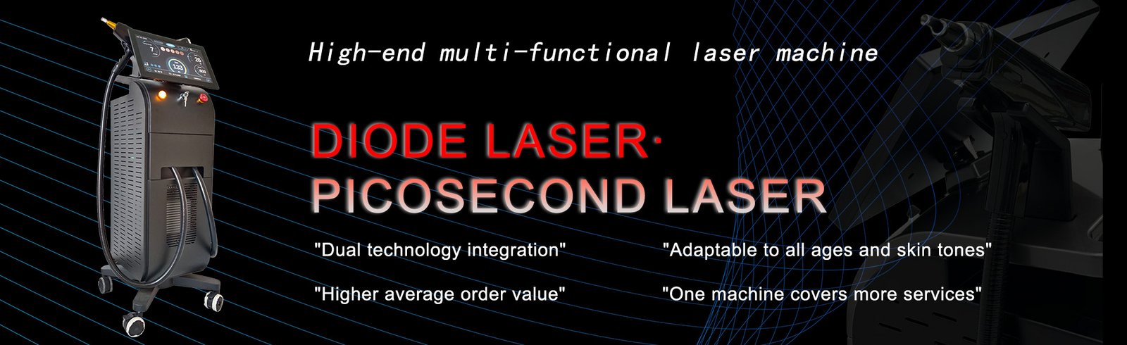 ba-hr26 dual technology diode & picosecond laser