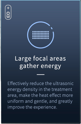 large focal areas gather energy