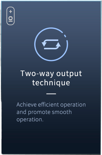 two-way output technique