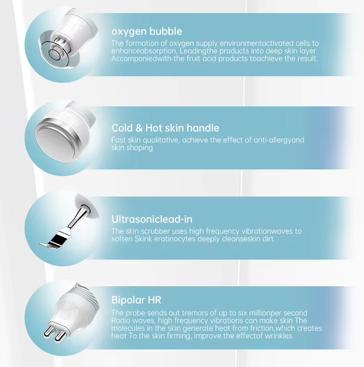 super bubble oxygen facial working handles