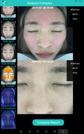 Before and after compare