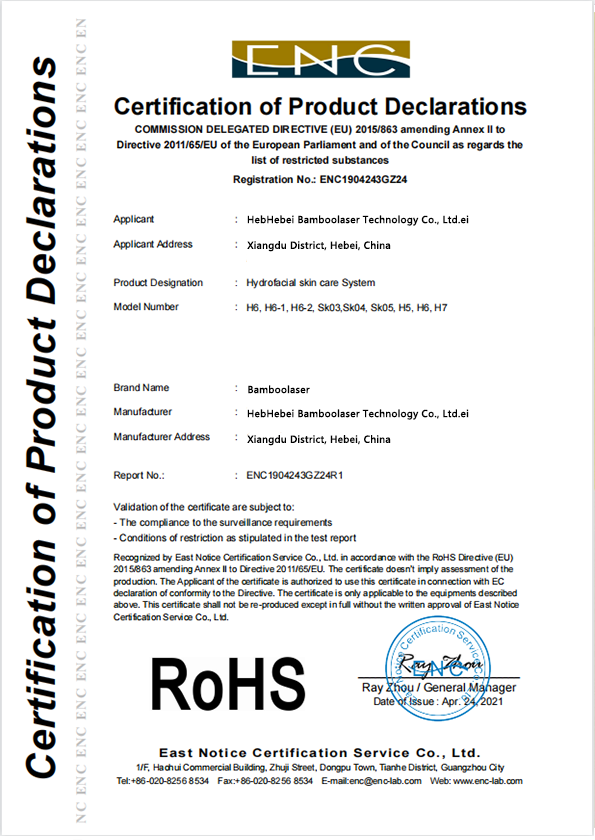 Bamboolaser Certification