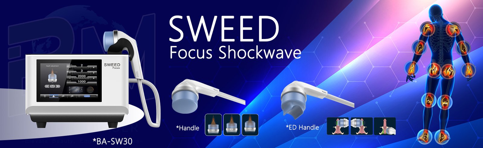 ba-sw30 focuse shockwave machine