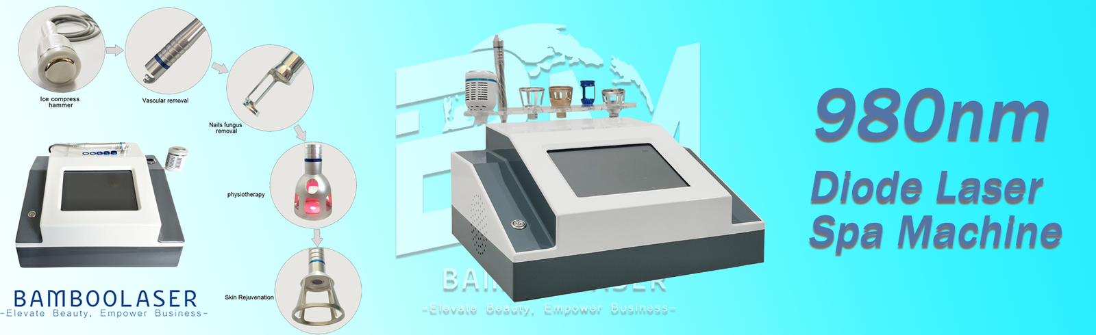 980nm multifunctional laser machine