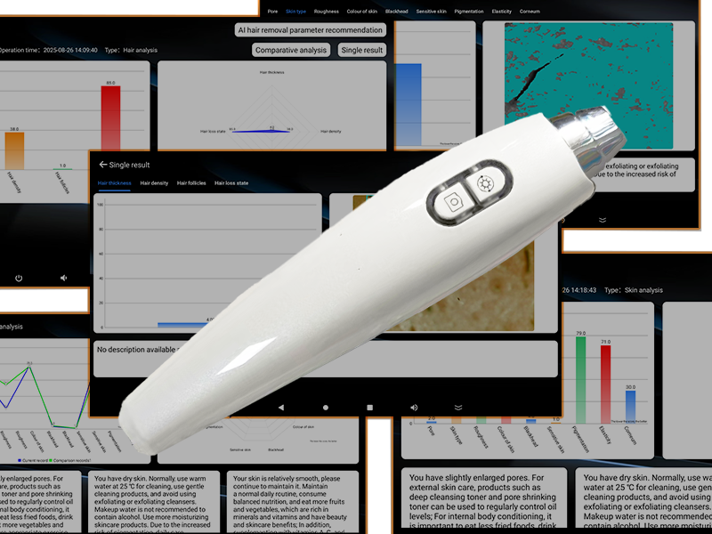 hair follicles skin analysis