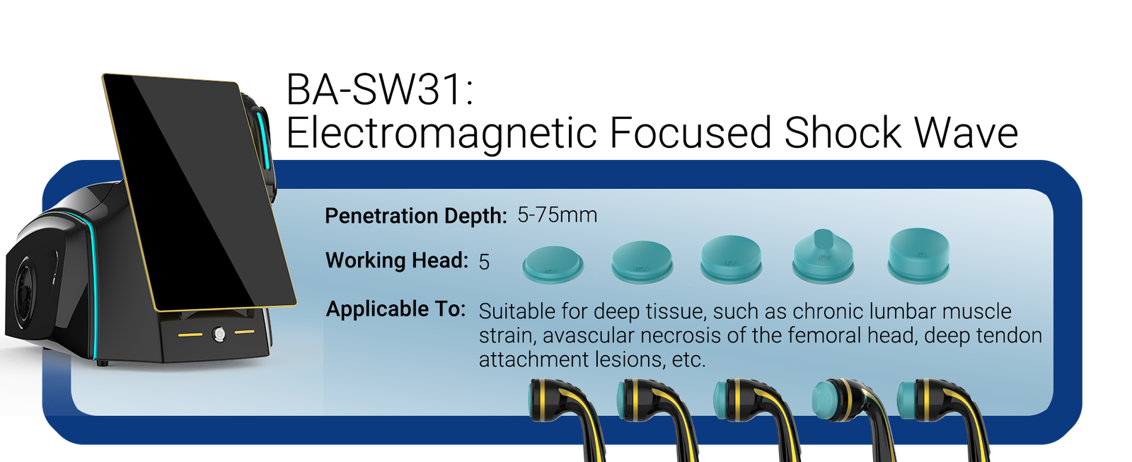 ba-sw31 electromagnetic focused shockwave