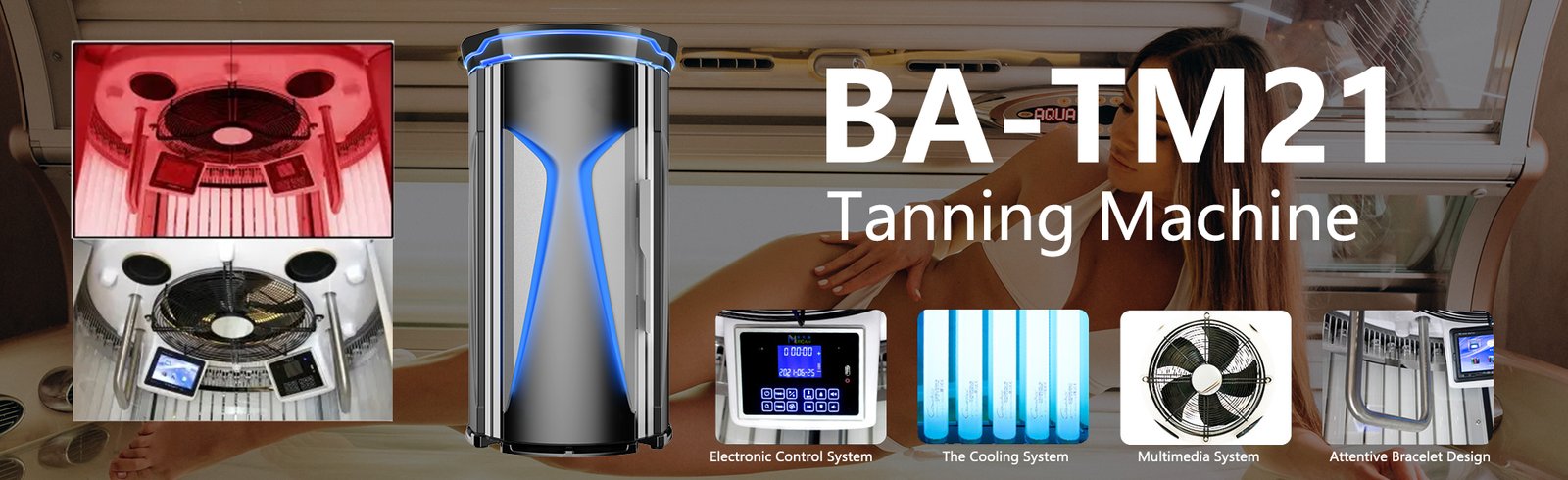 ba-tm21 tanning machine standing
