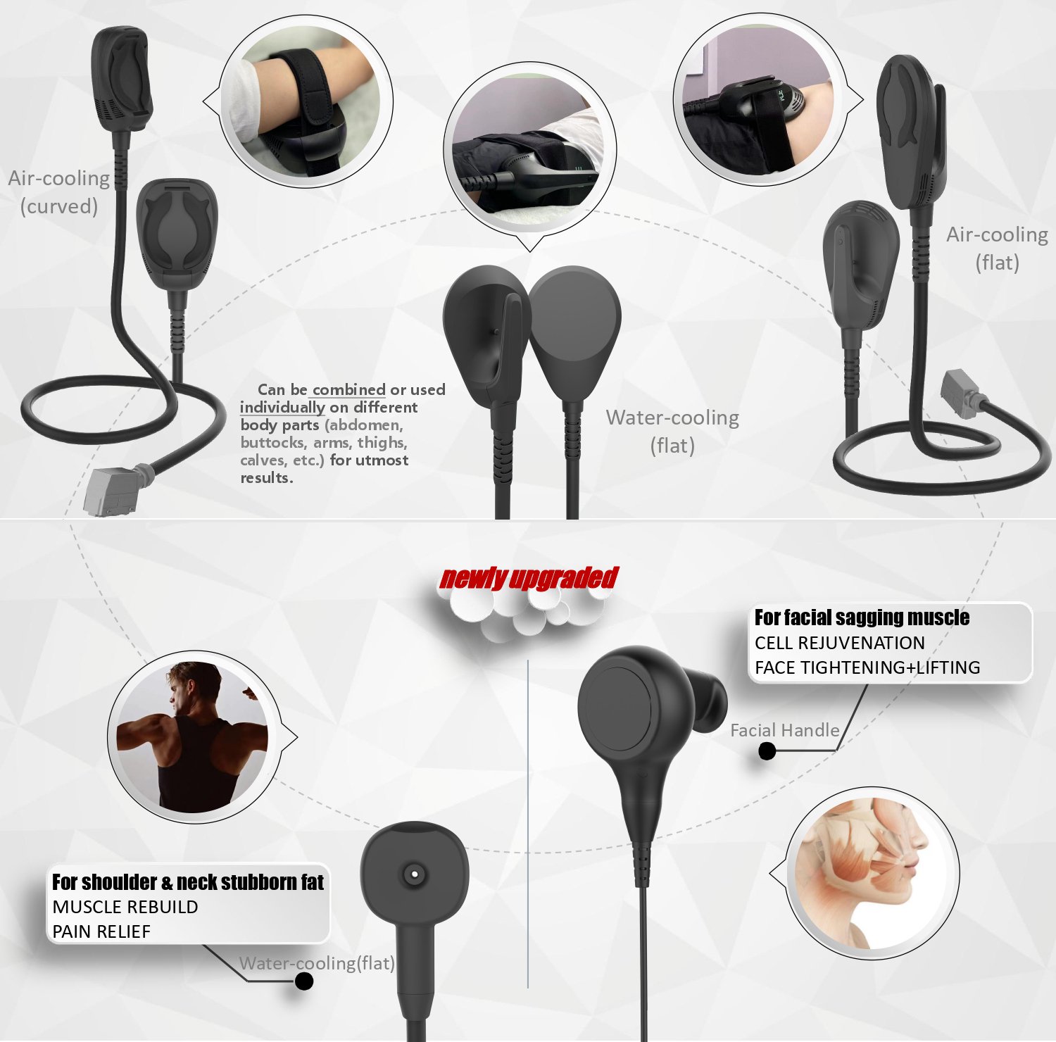 BA-ES30 emsculpt working handle