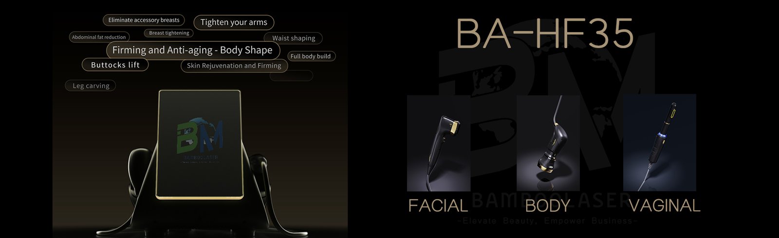 ba-hf35 hifu machine banner