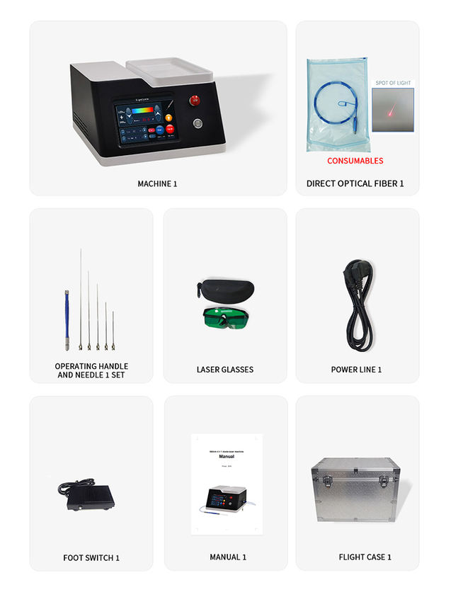 ba-lr22 endolift 980nm 1470nm laser machine