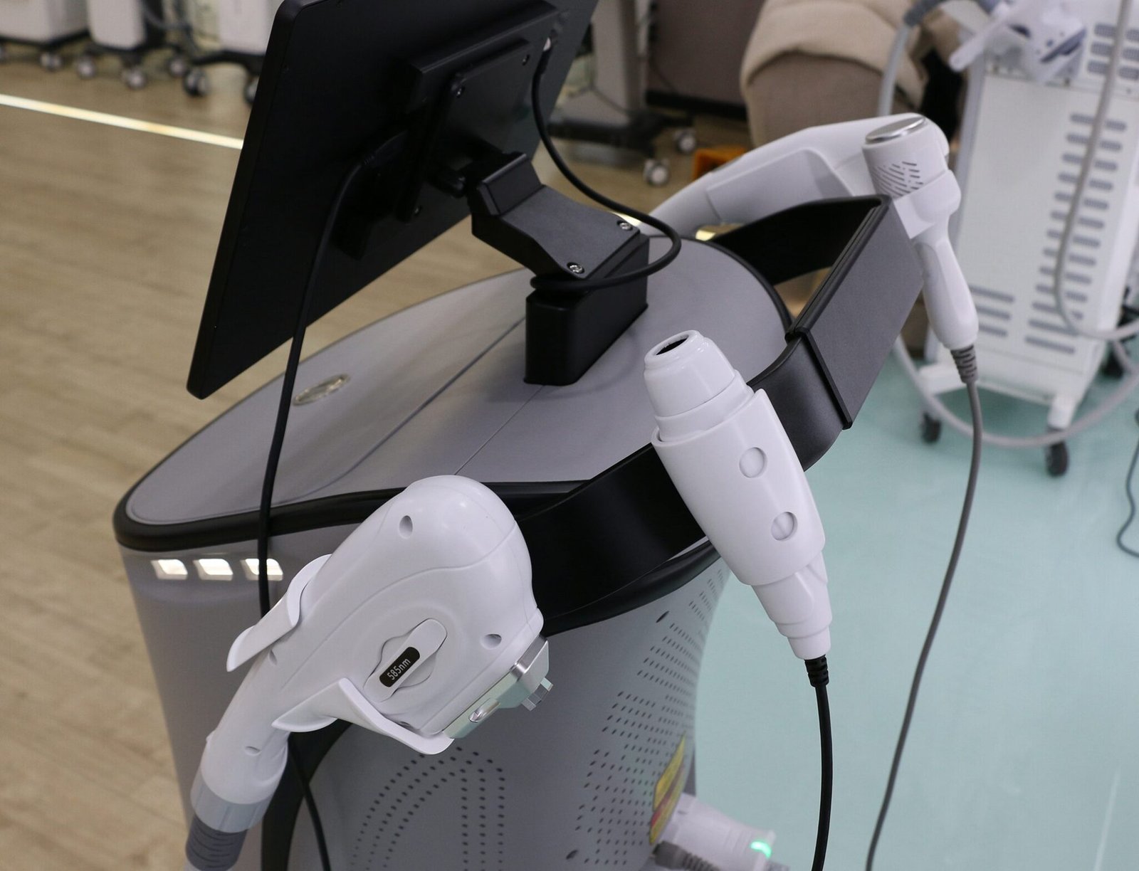 ba-mf28 dpl laser skin caring machine working handle