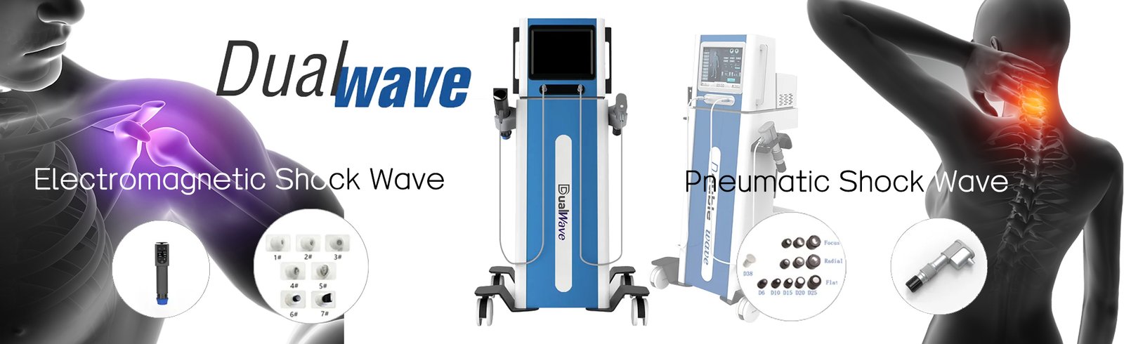 ba-sw35 dualwave shockwave machine display