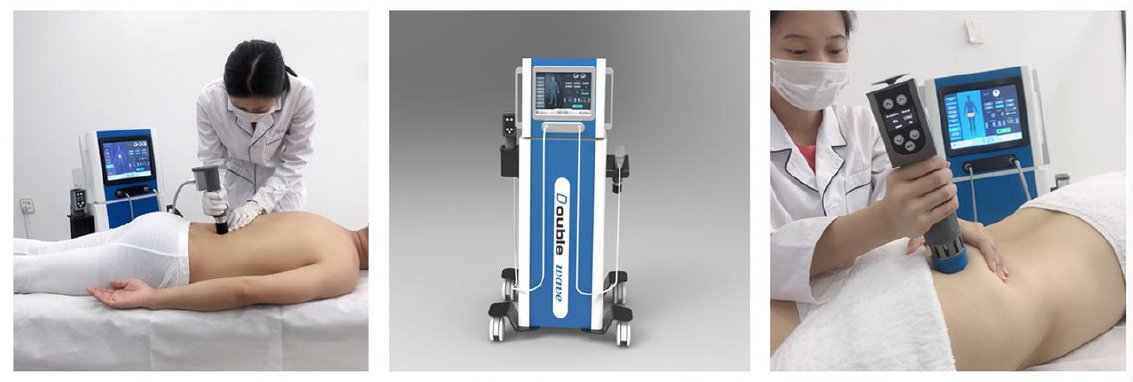 BA-SW35 dualwave shockwave machine treatment