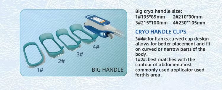 ba-cr23 cryo fat freezing machine working handles