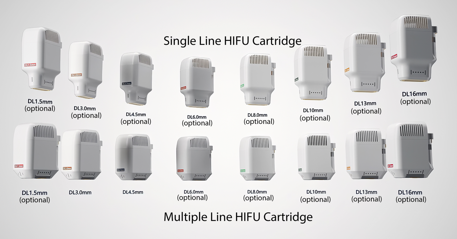 BA-HF37 Multifunctional HIFU Machine single&multiple cartridge
