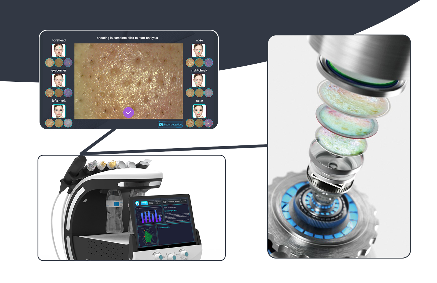 BA-HY30 skin scanner handle