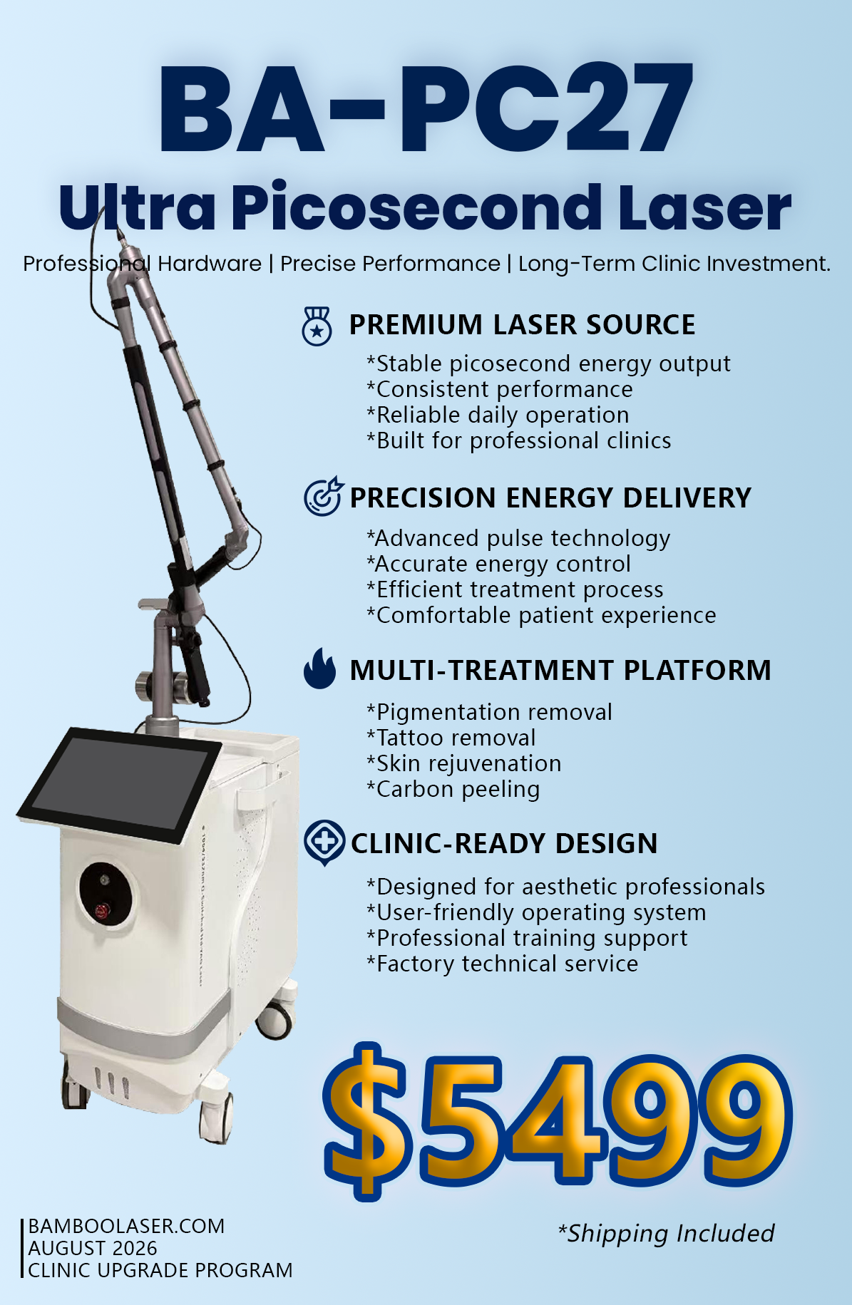 BA-PC27 picosecond laser machine