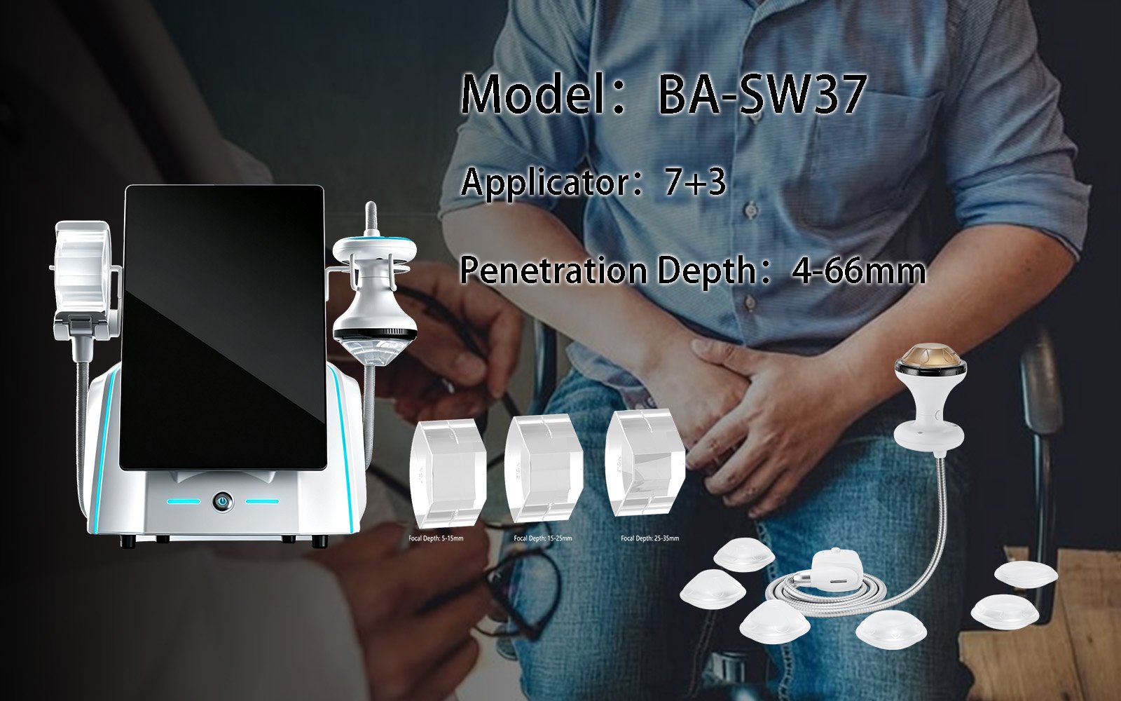 BA-SW37 focused shockwave machine